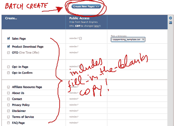 Add New Marketing Pages